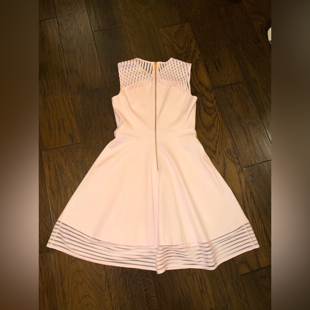 Ted Baker Women's Eleese Mesh Detail Skater Dress Size 3 US 8 - Picture 6 of 6